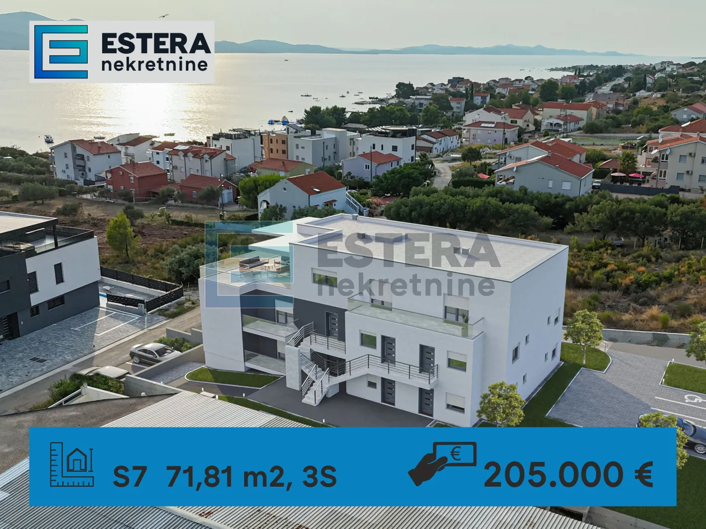 PRODAJA apartman 72 m2 Sveti Petar na Moru, 1s, parking 250 m od mora - Sveti Petar na Moru, Sveti Filip i Jakov