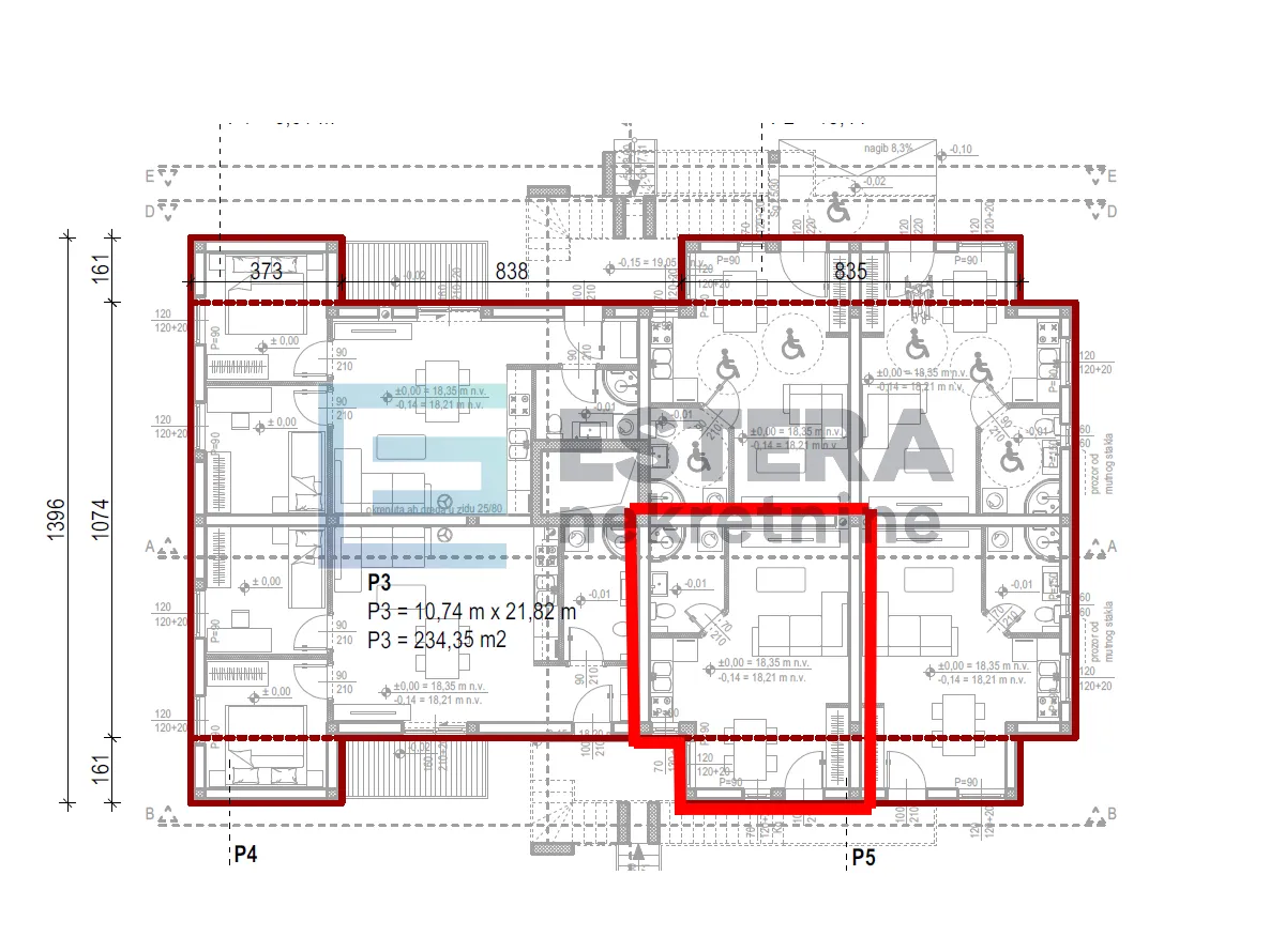 prodaja apartman 34 m2 sveti petar na moru, 1s, parking 250 m od mora - slika 16