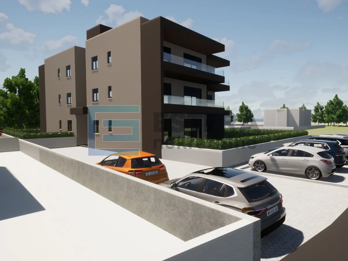 apartman s6 96 m2 prodaja turanj, 3s, 2. kat, krovna terasa, parking, 500 m od mora - slika 6