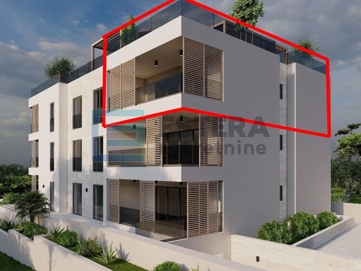 Apartman S4 98 m2 PRODAJA 3s, 2. kat, balkon, garaža, ostava, krovna terasa - Sveti Filip i Jakov