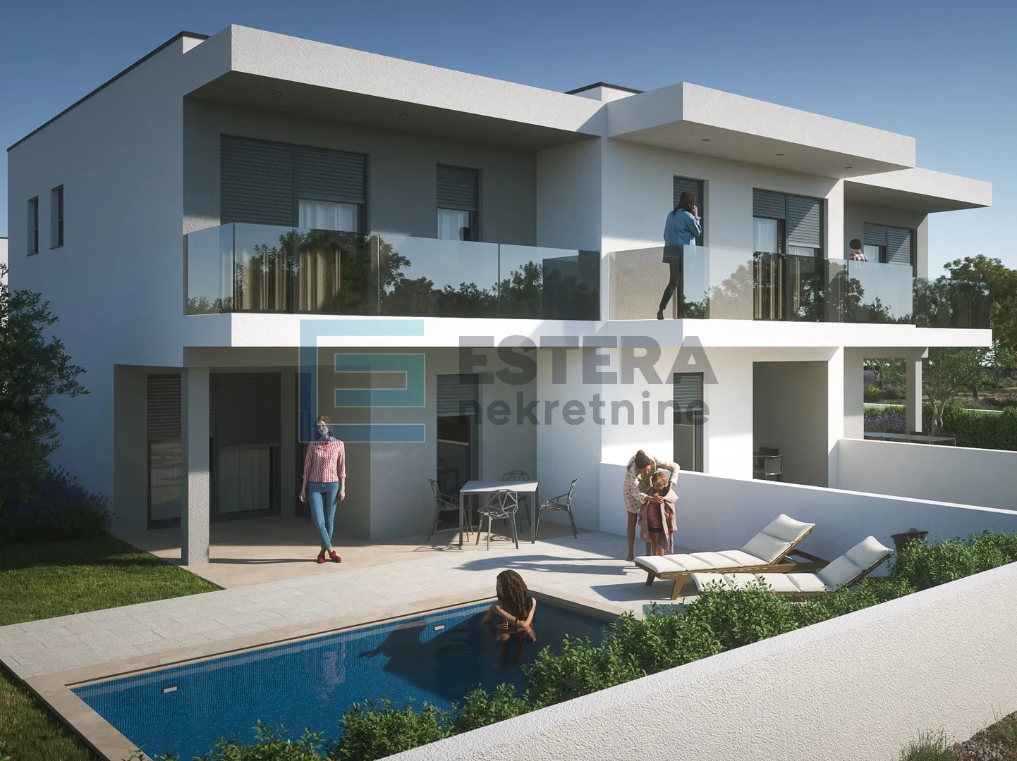 apartman prodaja vrsi, 120 m2, 4s, vrt, bazen, 2 parkinga - slika 3
