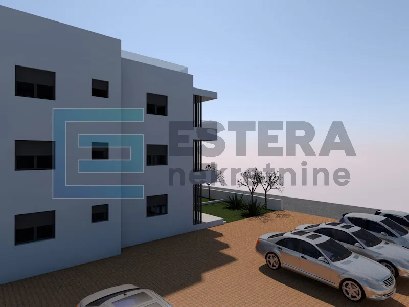 apartman s5 73 m2 prodaja turanj, 3s, 2. kat, parking, krovna terasa, 250 m od mora - slika 13