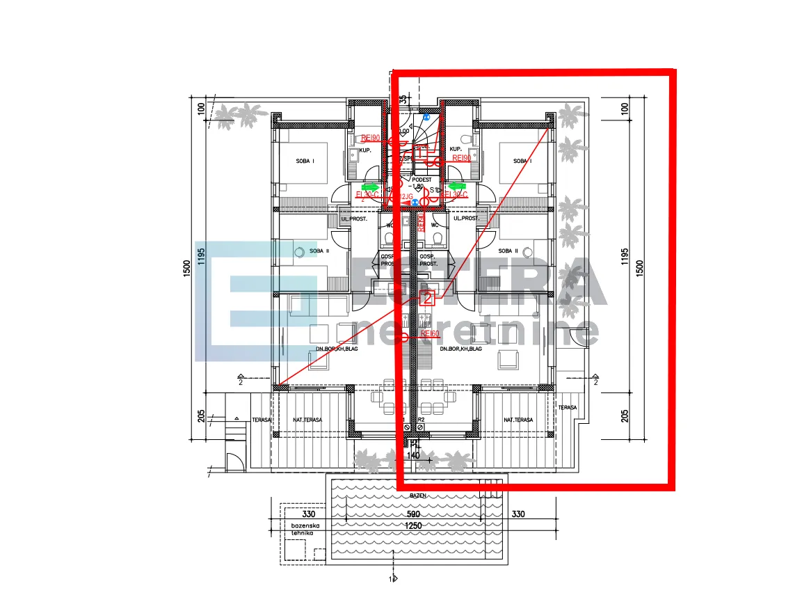 apartman 70 m2 prodaja novogradnja 3s, priz, zajednički bazen - slika 17