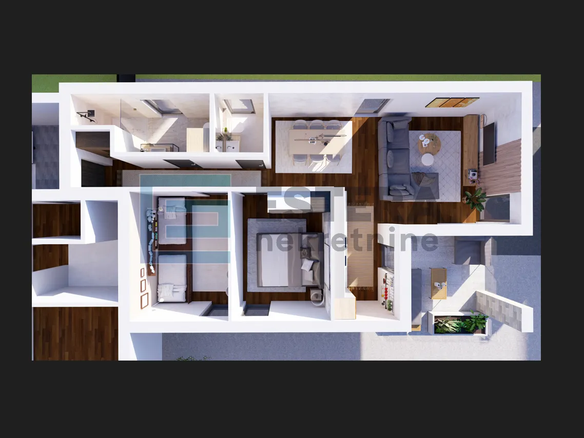 apartman 80 m2 prodaja petrčane s3, 3s, 1. kat - slika 9