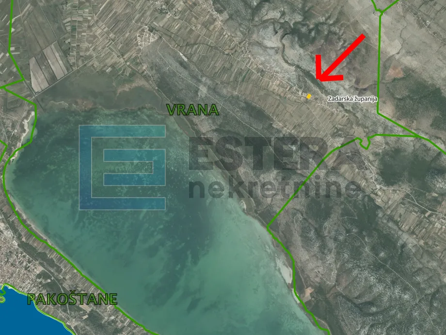 građevinsko zemljište prodaja vrana, 365 m2 - slika 3