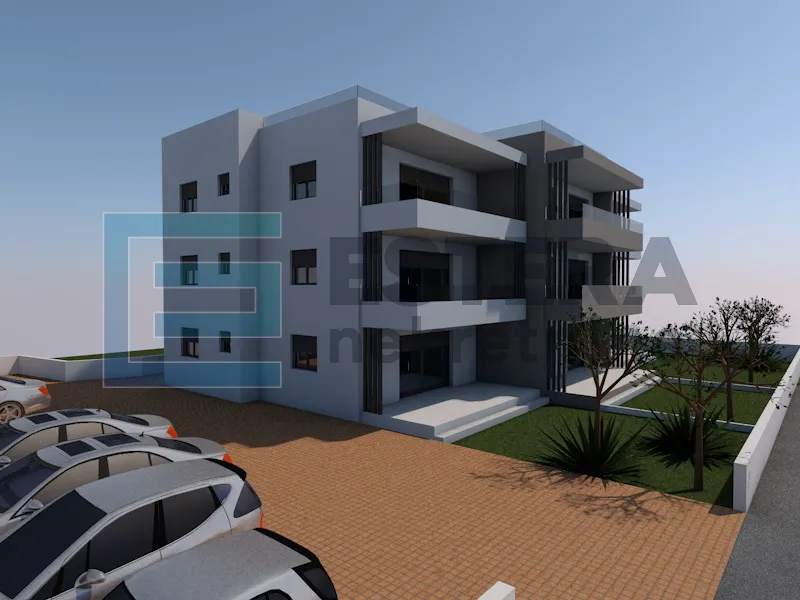 apartman s5 73 m2 prodaja turanj, 3s, 2. kat, parking, krovna terasa, 250 m od mora - slika 10