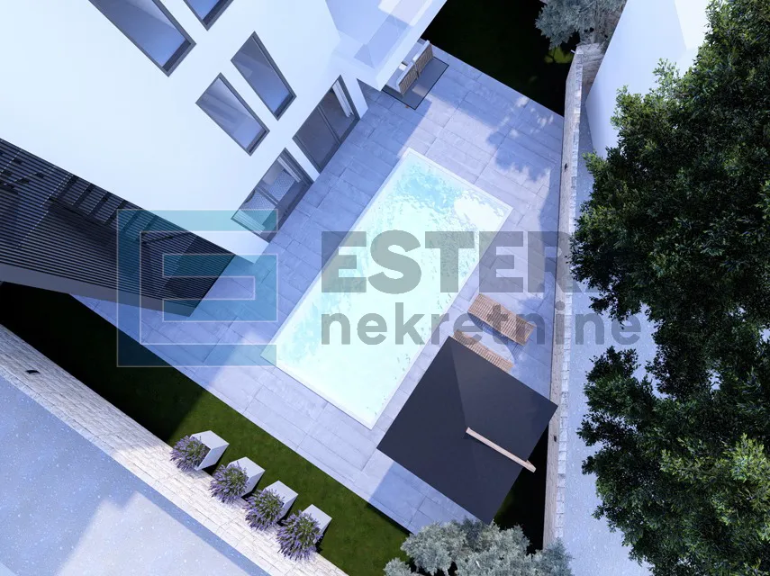 apartman prodaja petrčane s1, bazen i vrt, 3s - slika 8