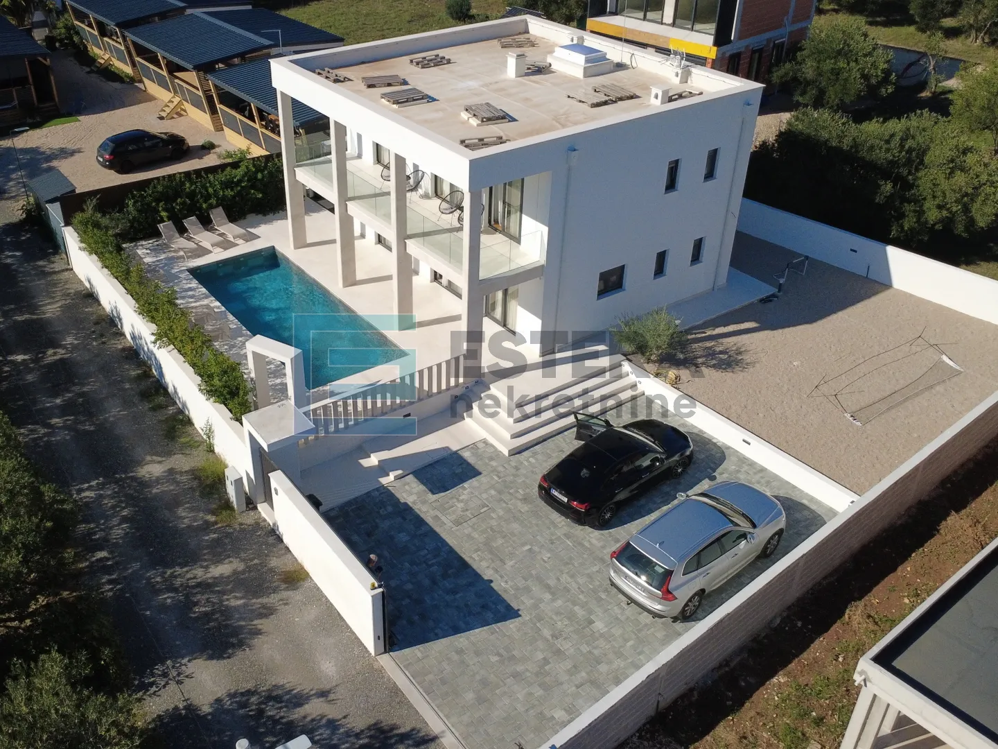 Villa sa bazenom i pogledom na more prodaja - Sveti Filip i Jakov