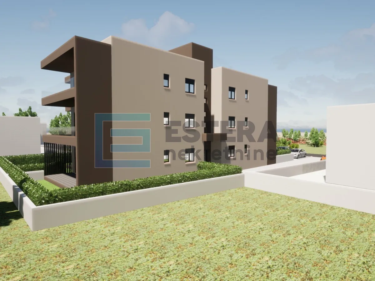 apartman s6 96 m2 prodaja turanj, 3s, 2. kat, krovna terasa, parking, 500 m od mora - slika 8