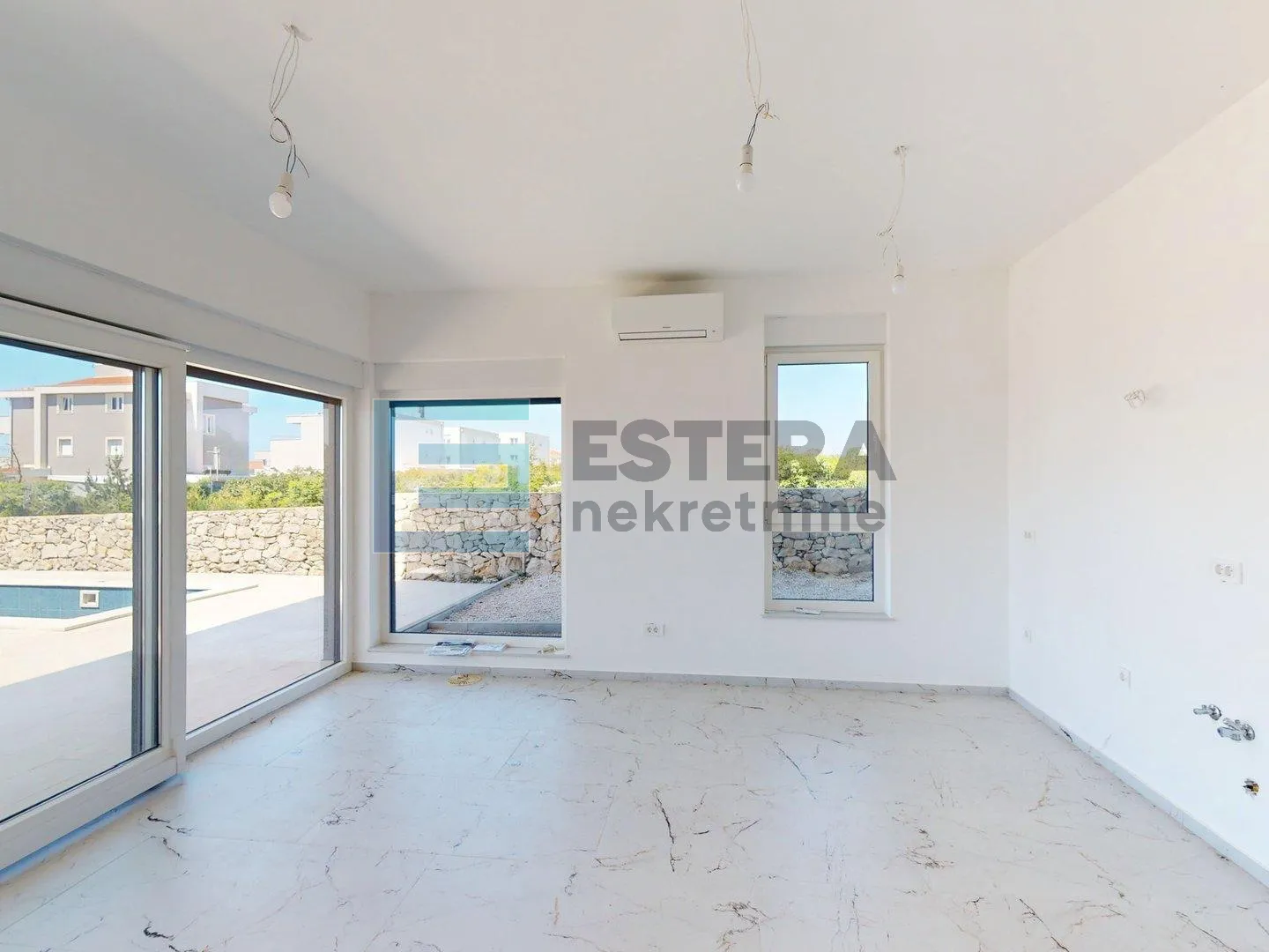 apartman s bazenom - novalja - pogled na more! - slika 8