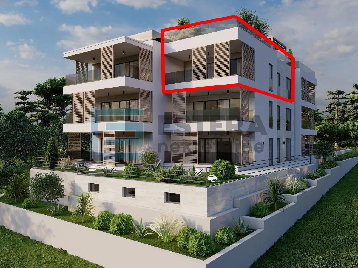 Apartman S5 103,72 m2 PRODAJA 3s, 2. kat, balkon, garaža, ostava, krovna terasa, pogled na more - Sveti Filip i Jakov