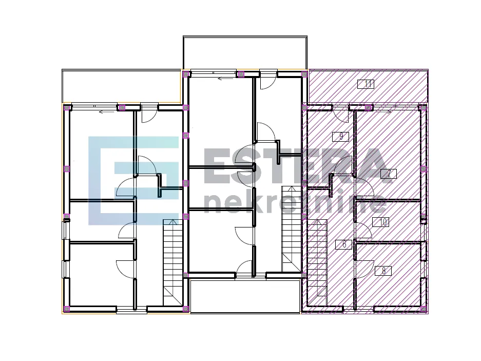 apartman prodaja vrsi, 121 m2, 4s, vrt, bazen, 2 parkinga - slika 9