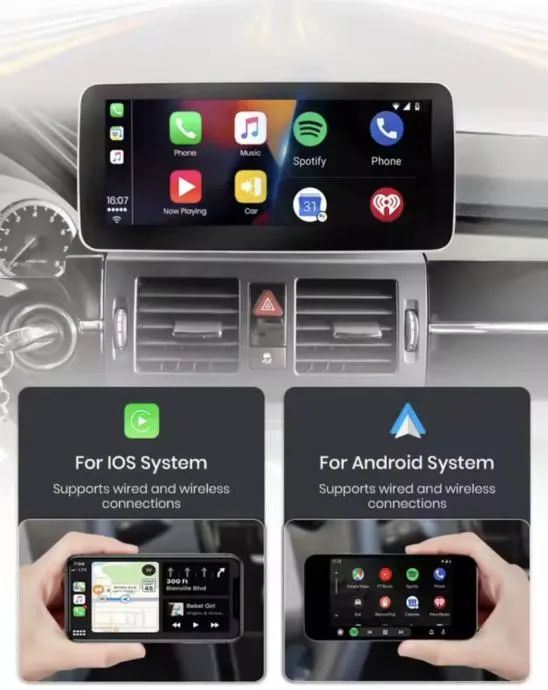 mercedes cls w218 originalna navigacija carplay ekran gps ekran radio - slika 4