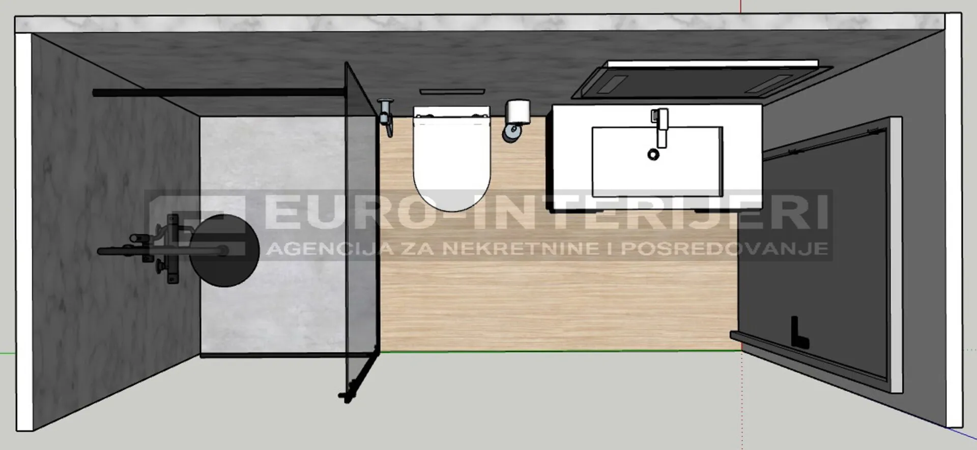 zagreb, borongaj, vidrićeva ulica, jednosoban stan 35 m² - slika 9