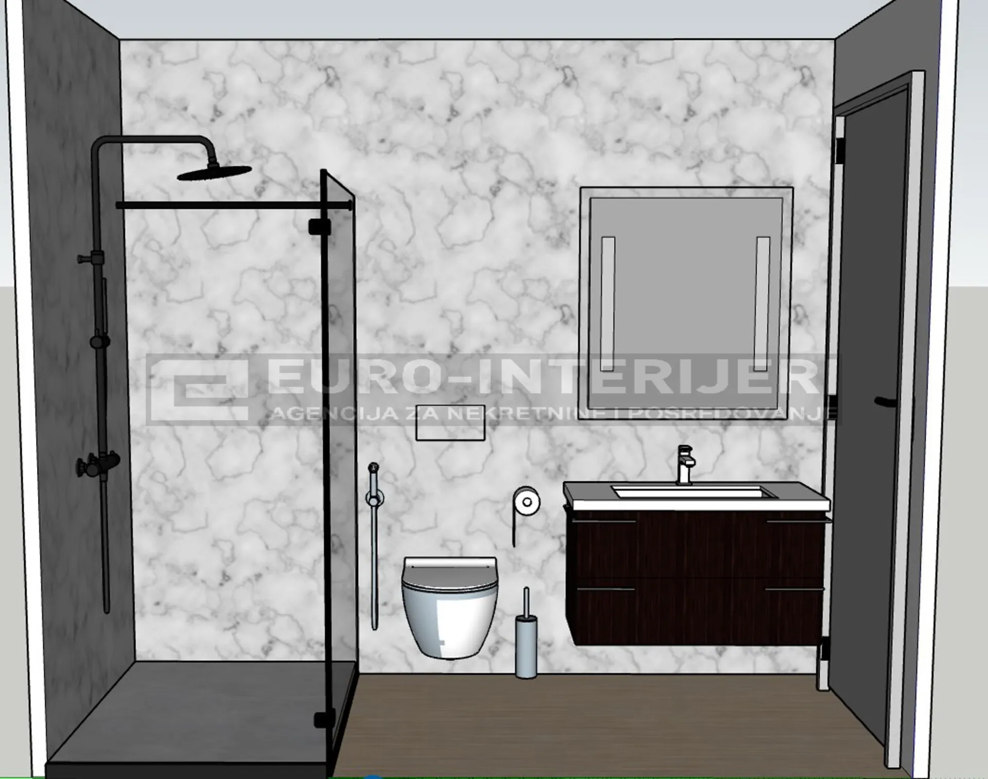 zagreb, borongaj, vidrićeva ulica, jednosoban stan 35 m² - slika 8