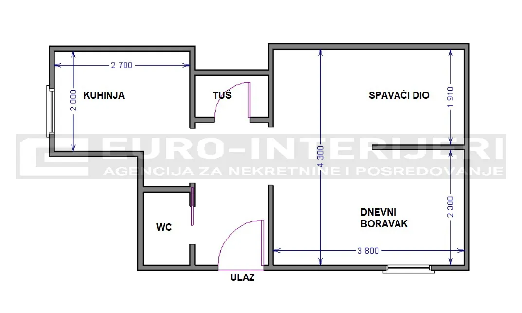 stan: zagreb - trnje, renoviran, jedosoban 29 m² bez provizije! - slika 11