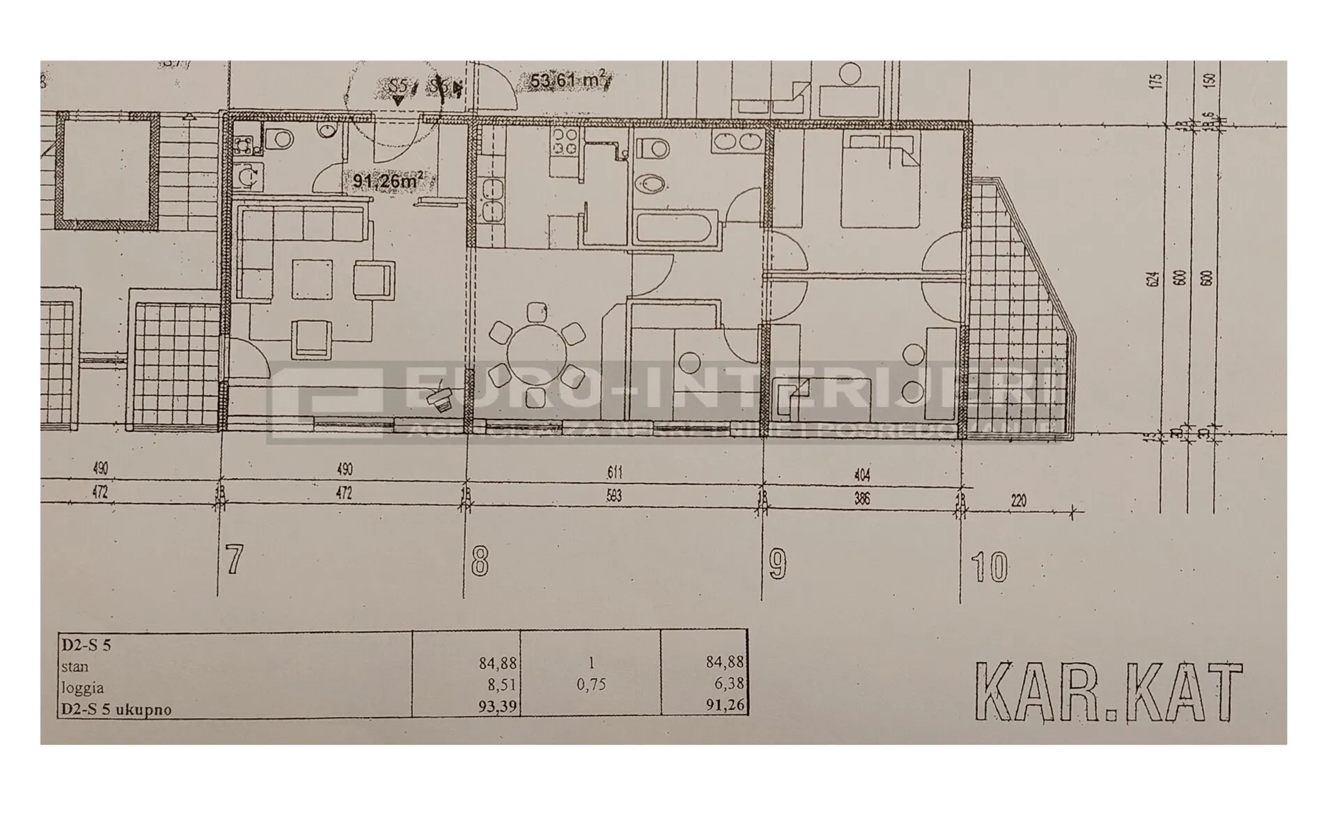 trešnjevka - stan 91 m² + garaža 17m², 1. kat, lift. - slika 15