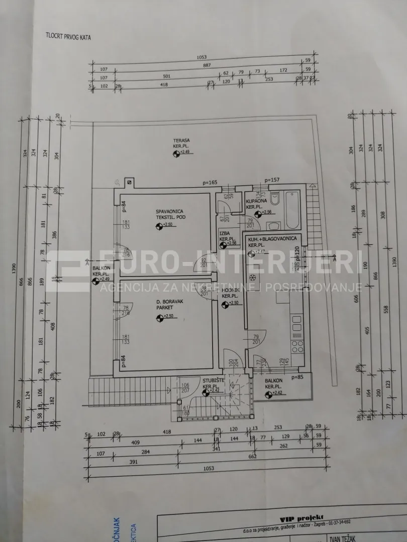 kuća zagreb, g. vrapče, 298 m², 2 etaže kao 2 stana, 3 et. nedovršena - slika 23