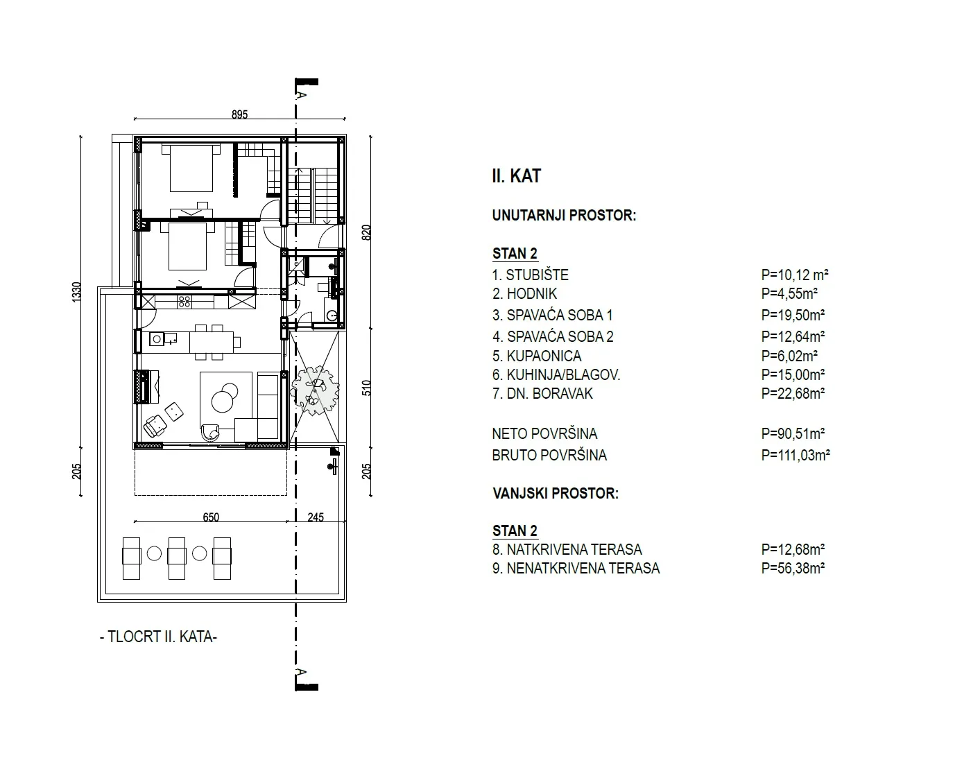 primošten - zemljište 613 m² s građevinskom dozvolom - slika 10