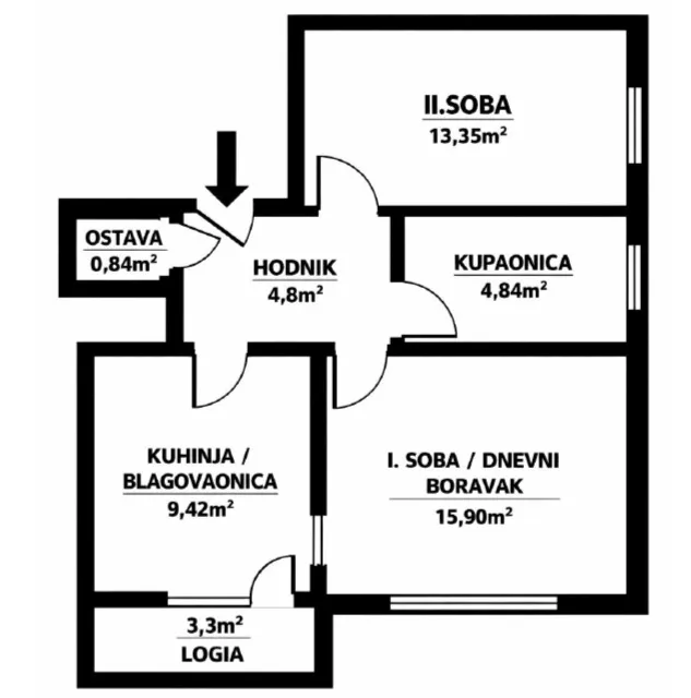 stan: zagreb - donje svetice, dvosoban 50 m² bez provizije! - slika 15