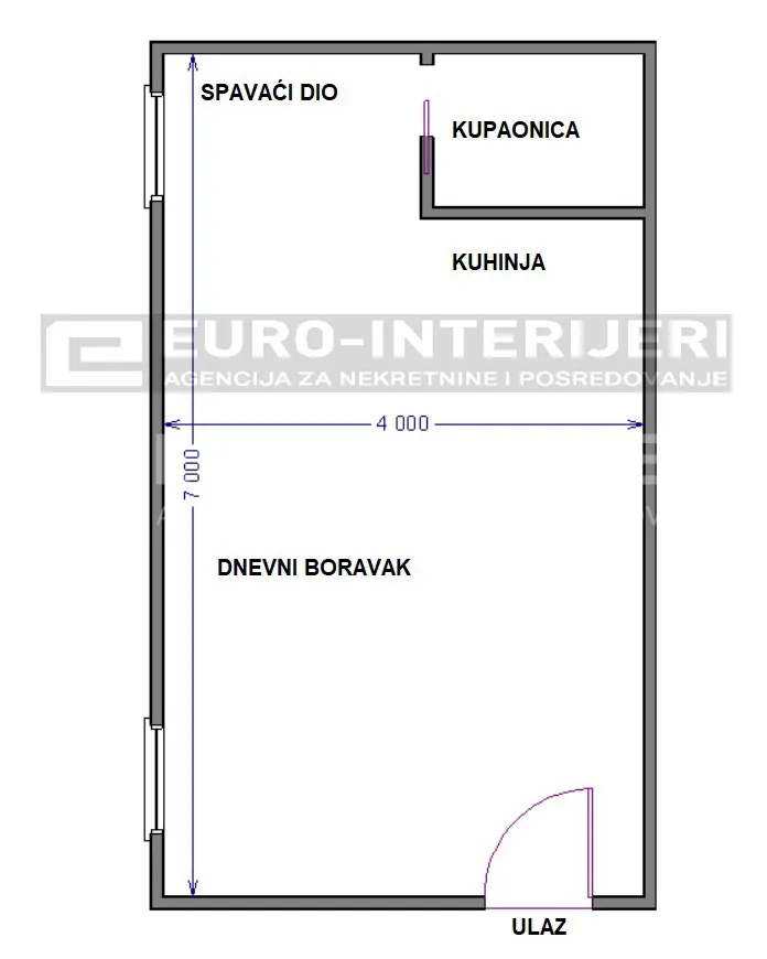zagreb - centar - berislavićeva ulica - stan 28,70 m², bez provizije! - slika 7