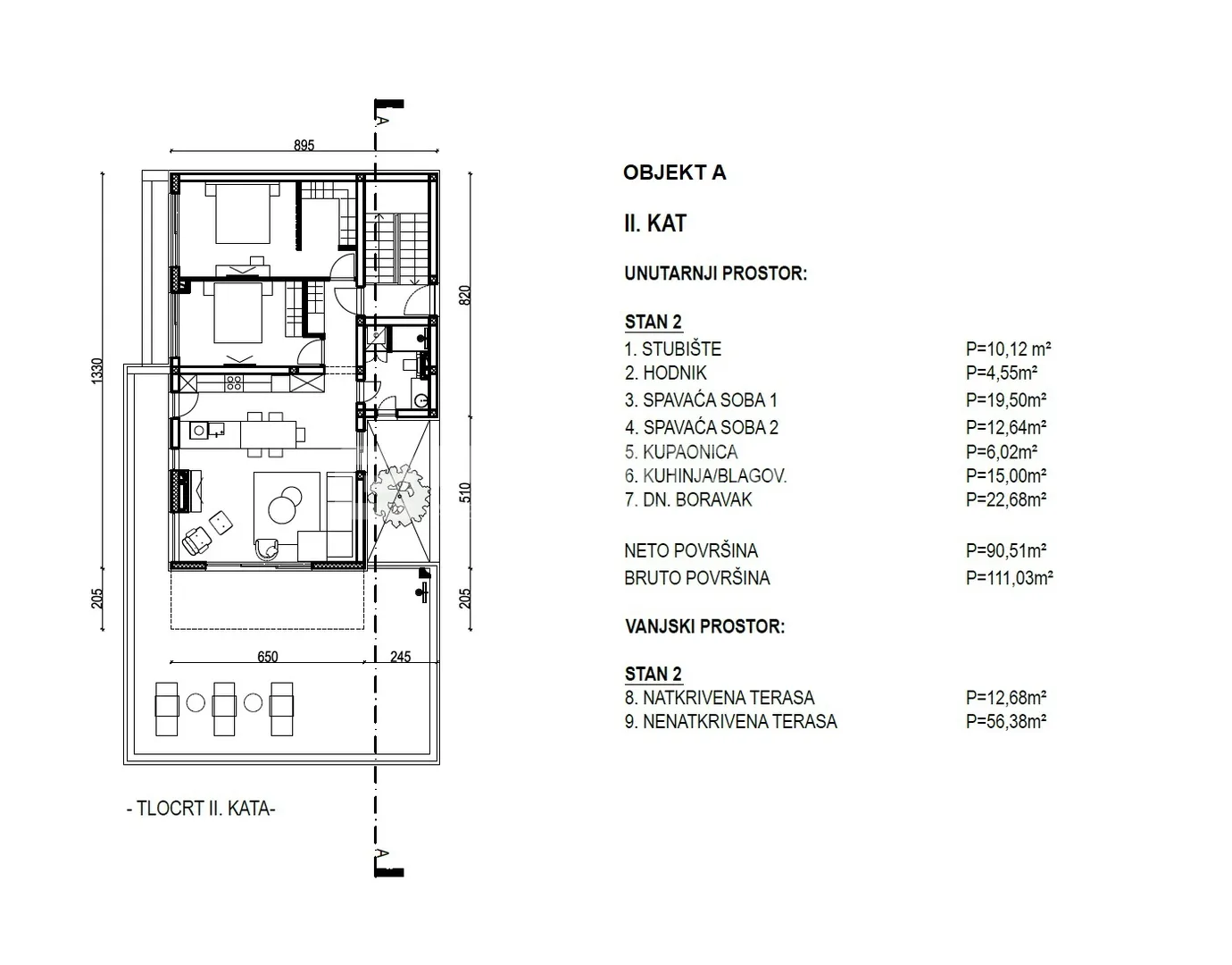 primošten - zemljište 613 m² s građevinskom dozvolom - slika 6