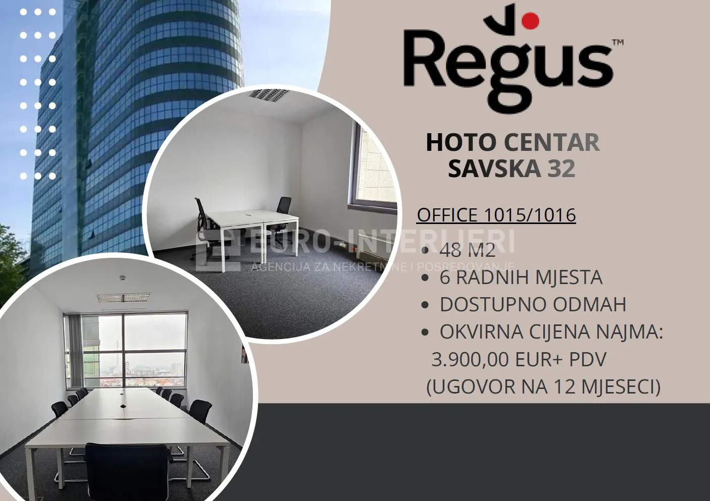 zagreb, trešnjevka, zakup ureda 6 radnih mjesta - slika 3
