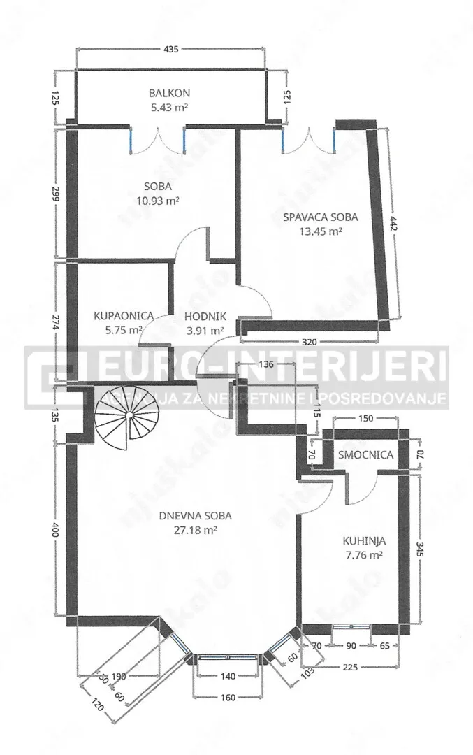 stan: zagreb - lašćina, četverosoban 107 m², 2. kat - bez provizije! - slika 28