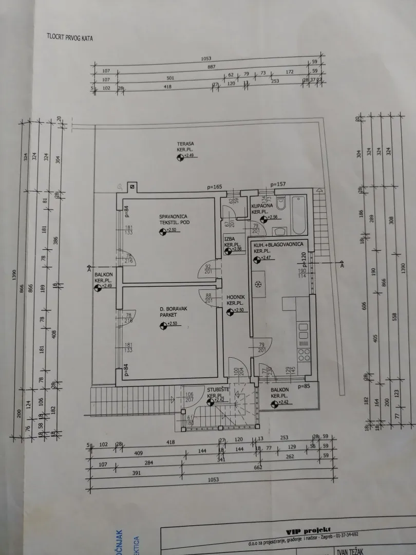 kuća zagreb, g. vrapče, 298 m², 2 etaže kao 2 stana, 3 et. nedovršena - slika 23