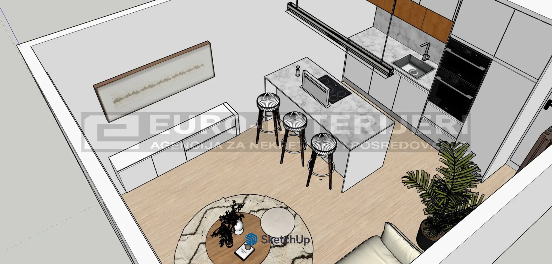 Zagreb, Borongaj, Vidrićeva ulica, jednosoban stan 35 m² - Pešćenica - Žitnjak, Zagreb