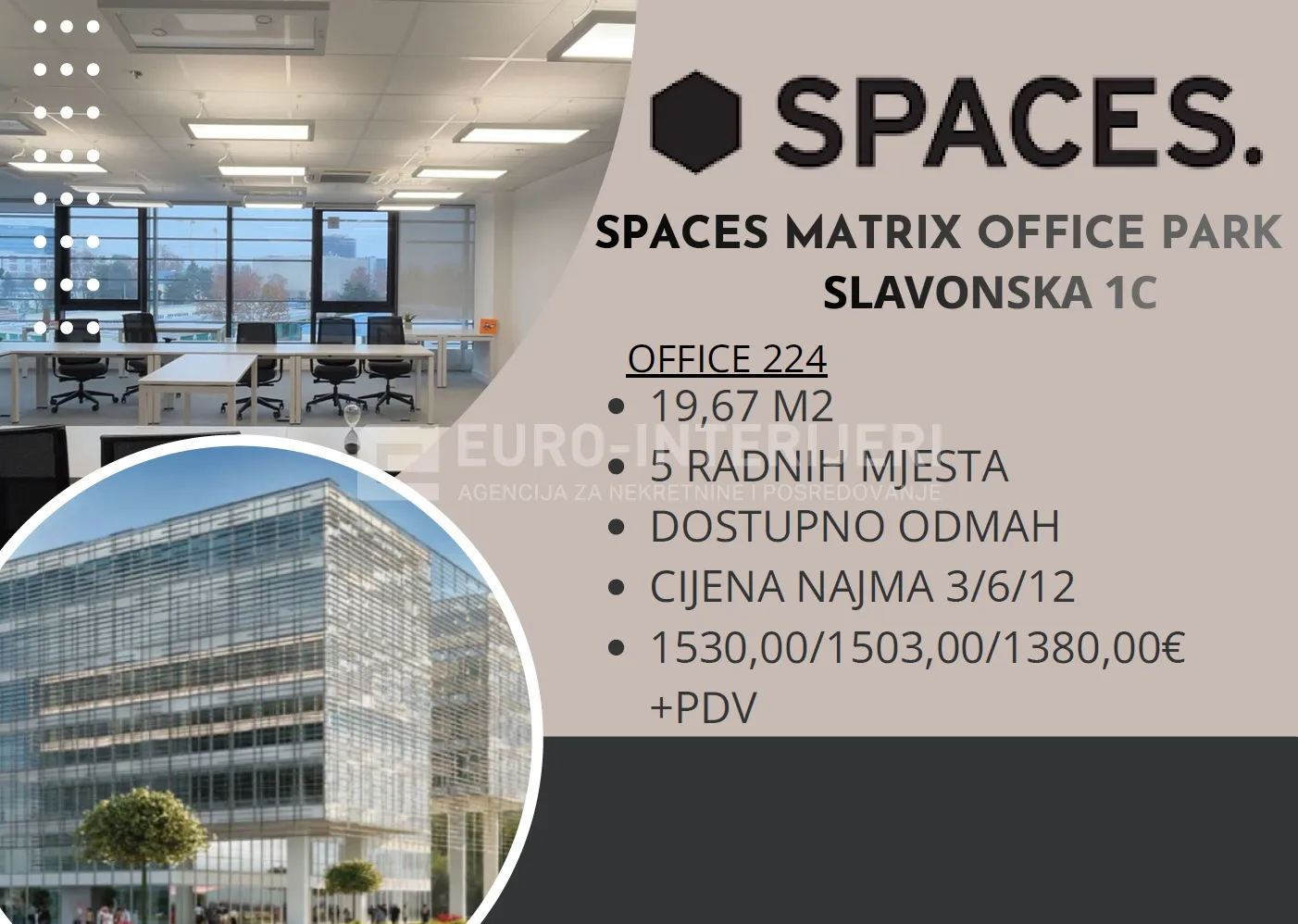 zakup ureda - zagreb, matrix office park na slavonskoj aveniji - slika 2