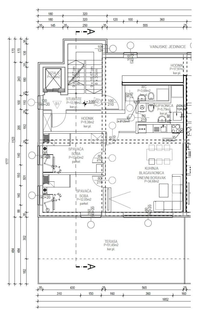 stan: zagreb, stenjevec, novogradnja - 3 soban na 2. katu 103,74 m² - slika 17