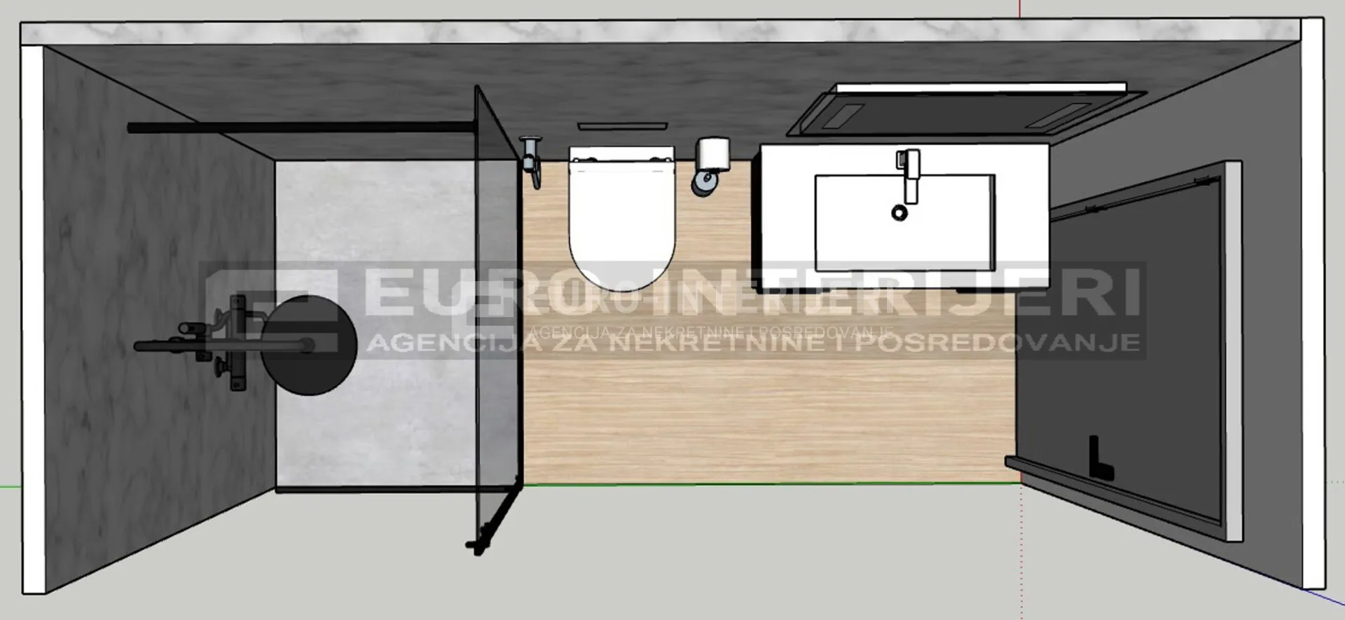 zagreb, borongaj, vidrićeva ulica, jednosoban stan 35 m² - slika 9