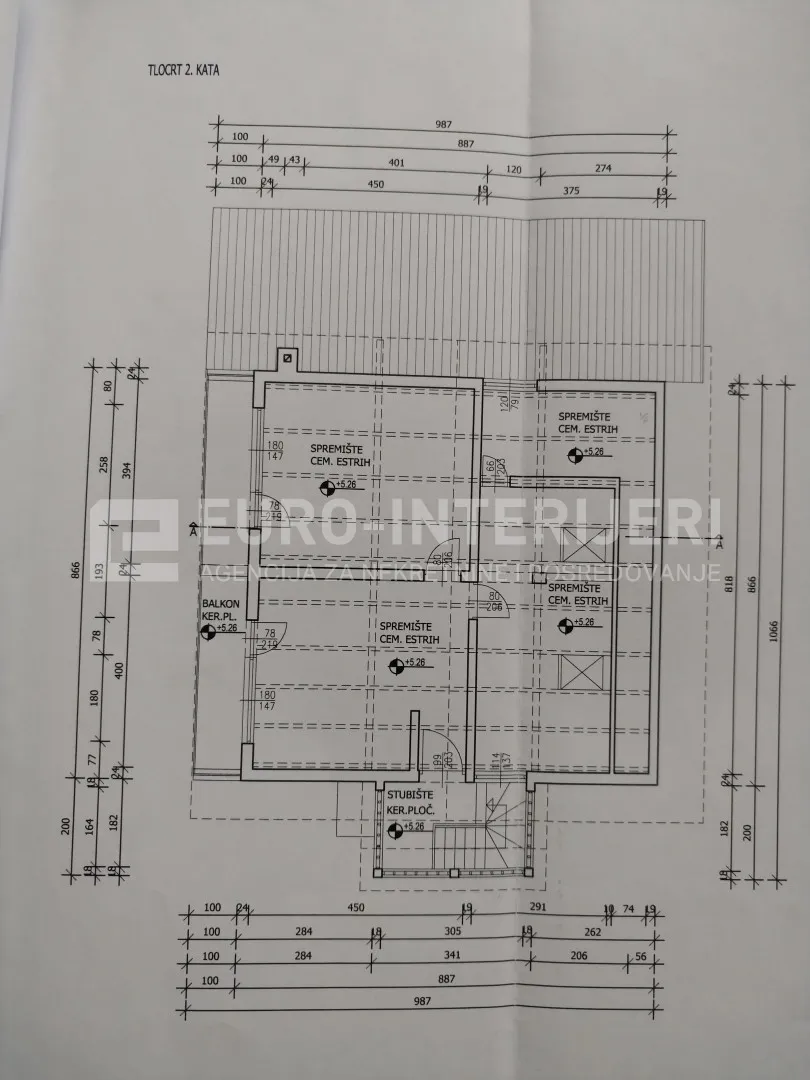 kuća zagreb, g. vrapče, 298 m², 2 etaže kao 2 stana, 3 et. nedovršena - slika 24