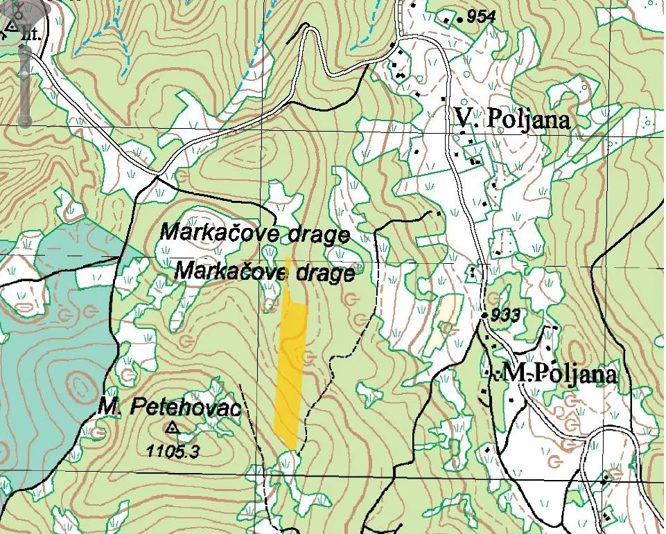 poljoprivredno zemljište, lučice pov. 31.672 m2 šume i livade - slika 2