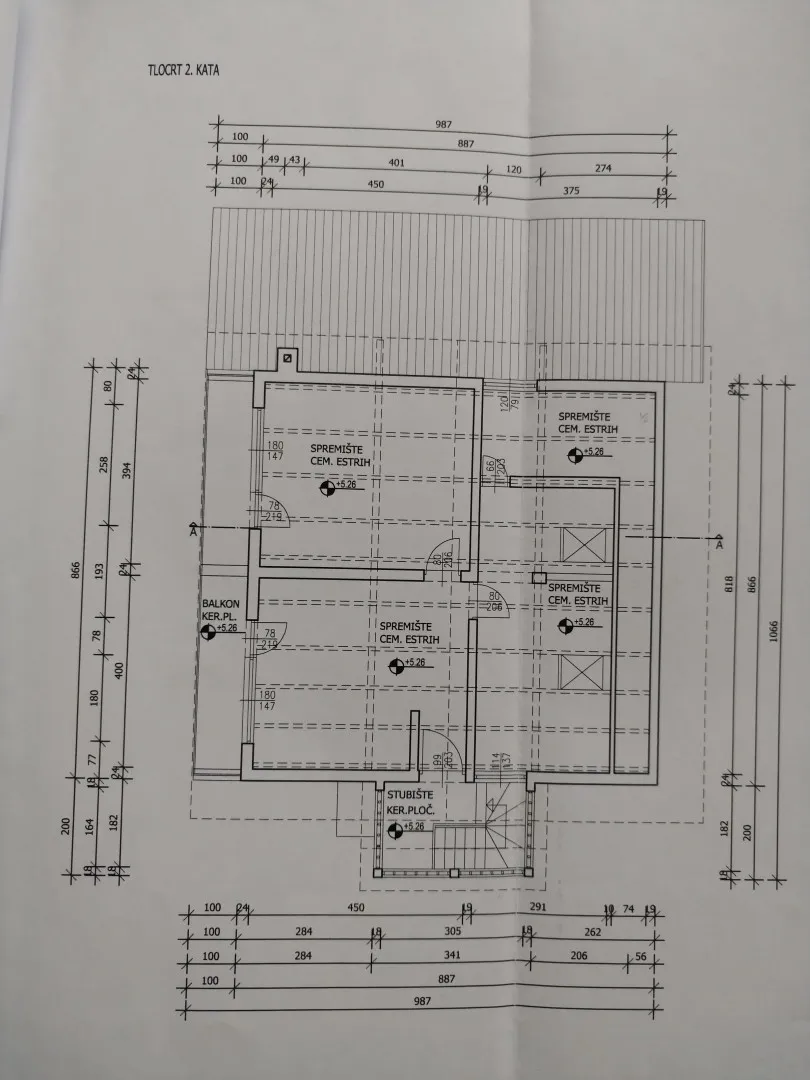 kuća zagreb, g. vrapče, 298 m², 2 etaže kao 2 stana, 3 et. nedovršena - slika 24