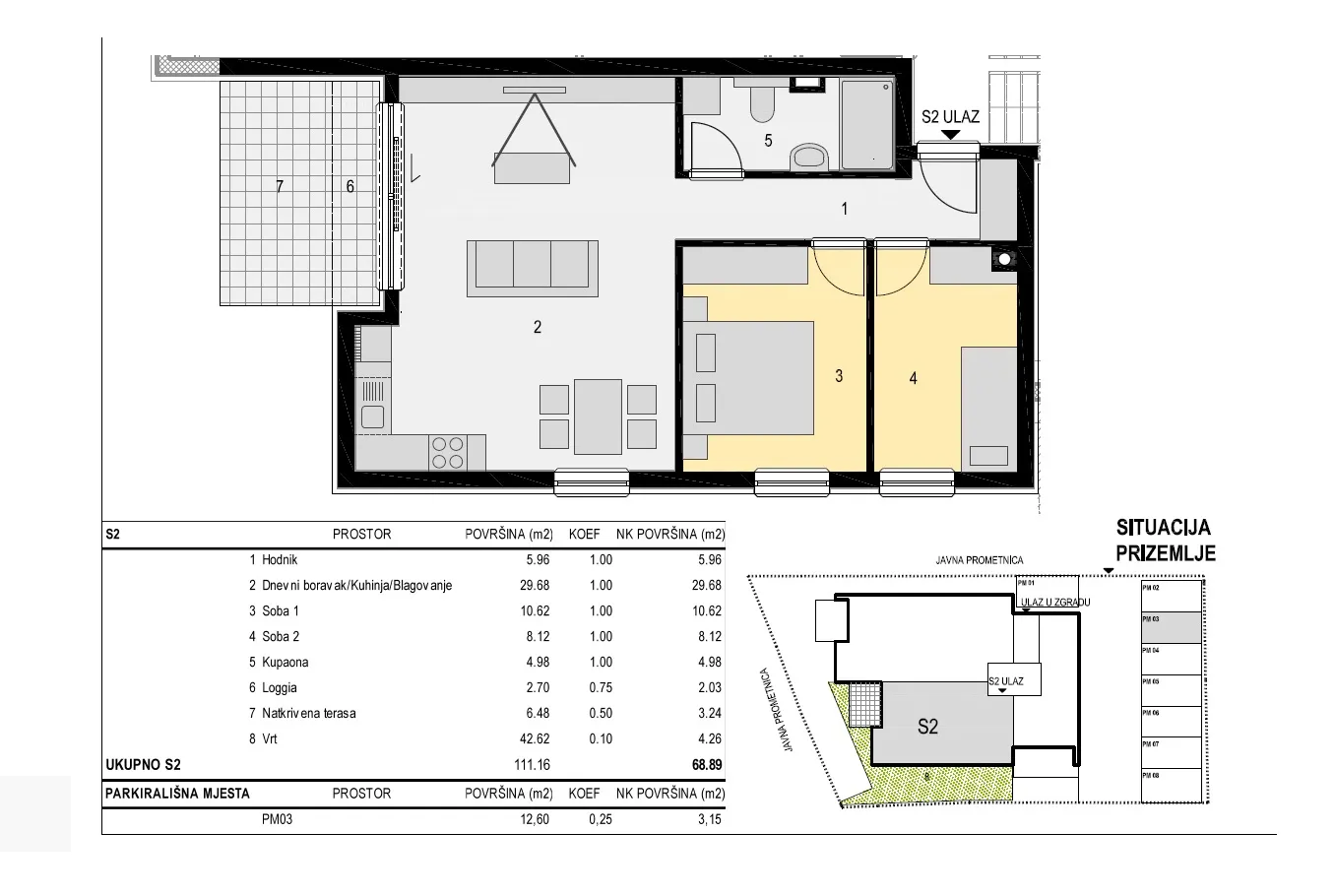 stan: mandre, 68.89 m², novogradnja bez provizije! - slika 9