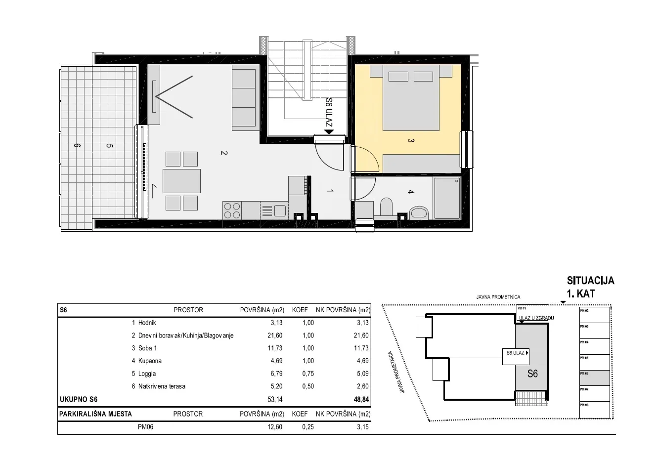 stan: mandre, 48.00 m2, novogradnja bez provizije! - slika 7