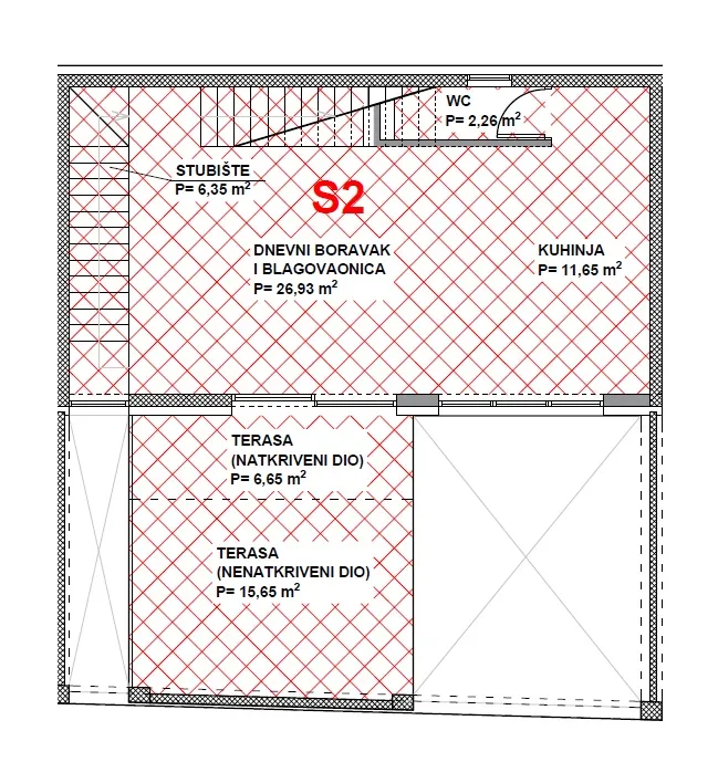varaždin - centar: luksuzna novogradnja, 3-etažni stan, visoki roh-bau, 138.70 m2 nkp - slika 13