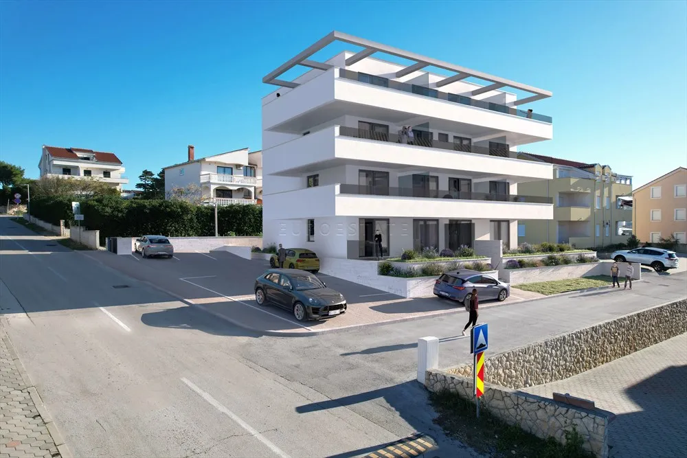 Povljana: NOVOGRADNJA, 3 - sobni stan na 1. katu + parkirno mjesto, ukupno 80.64 m2