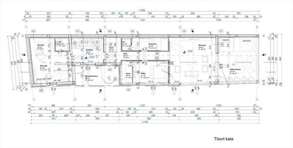 varaždin - centar: projekt moderne urbane zgrade sa 6 stambenih jedinica - slika 23