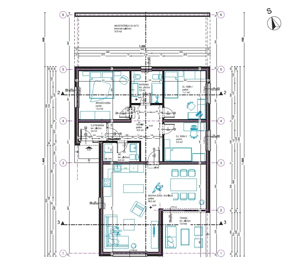 varaždin-okolica: novogradnja, nisko energetska kuća a+, 172 m2 - slika 36