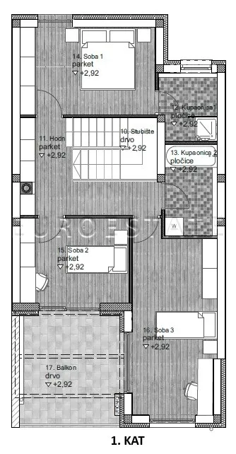 varaždin: novogradnja, dvoetažna kuća u nizu, neto 123.71 m2 - slika 5