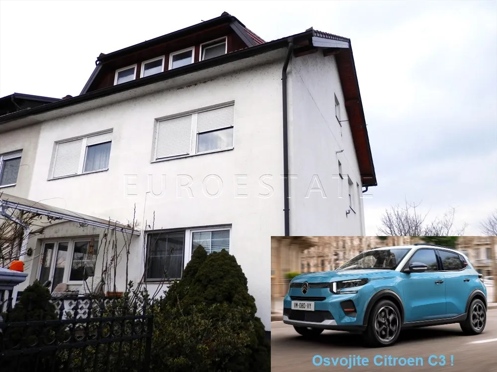 VARAŽDIN: prostran trosobni stan sa podrumom, tavanom i garažom, ukupno 154,22 m2
