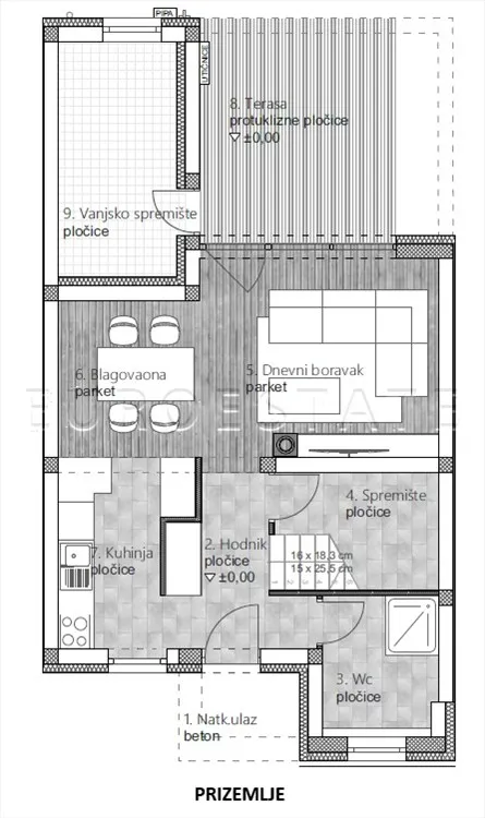 varaždin: novogradnja, dvoetažna kuća u nizu, neto 113.91 m2 - slika 4