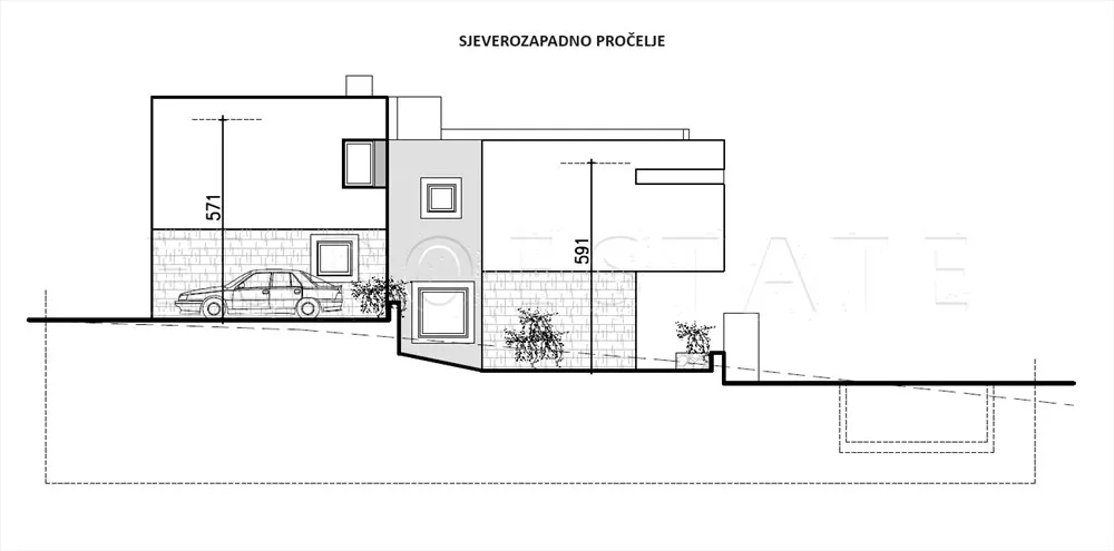 novalja - nova: luksuzna vila od 320,13 m2 s bazenom, saunom, garažom i panoramskim pogledom na more - slika 7