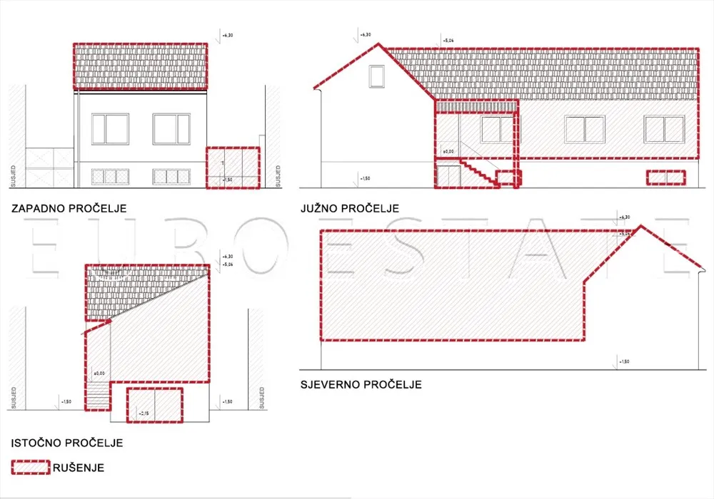 varaždin - centar: projekt moderne urbane zgrade sa 6 stambenih jedinica - slika 27