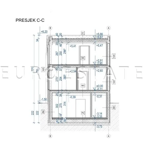 varaždin - centar: projekt moderne urbane zgrade sa 6 stambenih jedinica - slika 30