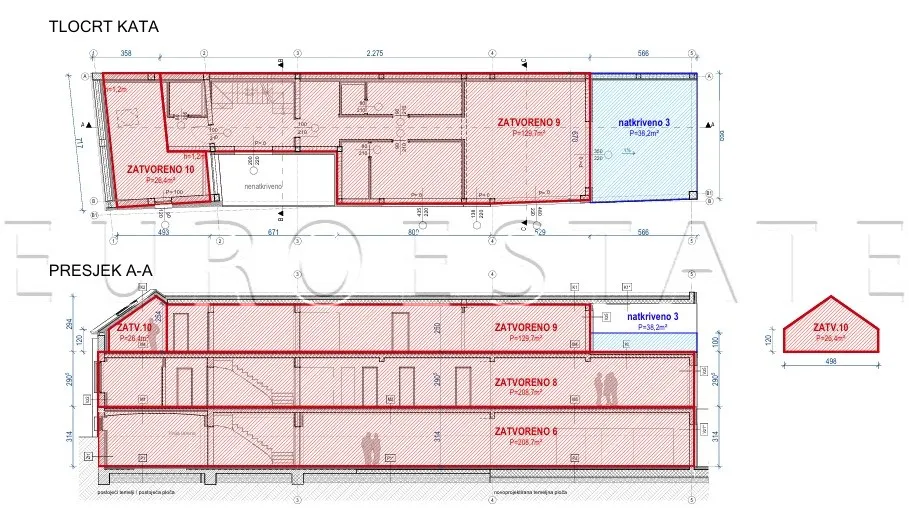 varaždin - centar: projekt moderne urbane zgrade sa 6 stambenih jedinica - slika 33