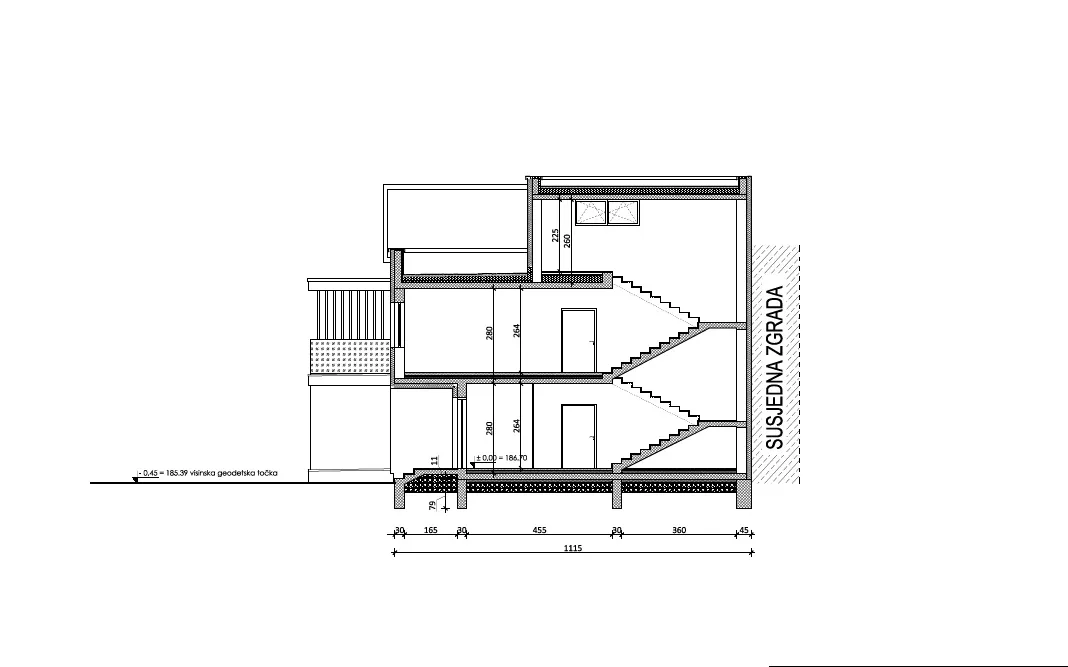 varaždin - okolica: roh bau projekt stambene zgrade - slika 6
